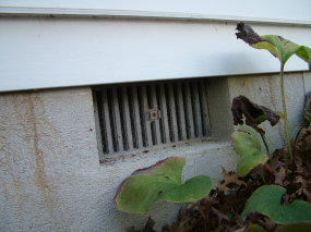 This vent is open now.  But should it be closed in winter and open in summer or closed in summer and open in winter? PHOTO BY: Tim Carter