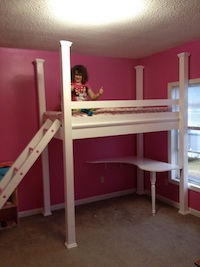 Sarah's Loft Bed