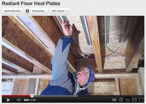 Radiant Floor Heating Transfer Plates
