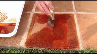 'Video thumbnail for How to Stain Patio Pavers'