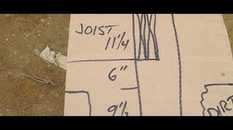 'Video thumbnail for DIY Shed AsktheBuilder Calculate Height Wood Pier Posts'