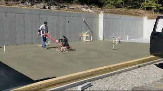 'Video thumbnail for Concrete Basement Slab - Very Good Job'