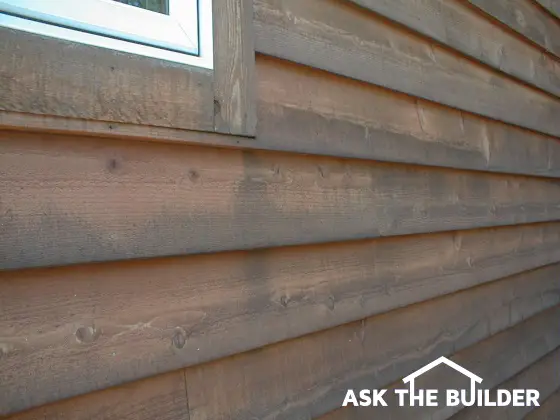 natural wood siding