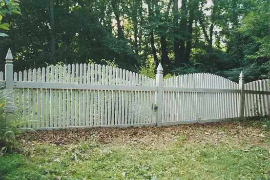 white picket fence