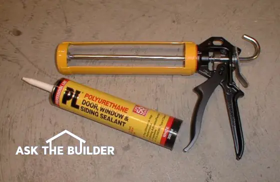 caulk gun and cartridge