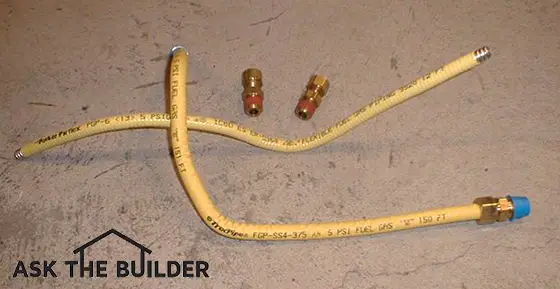 flexible gas line