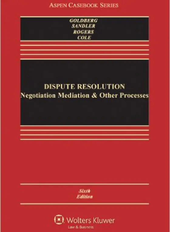 Dispute Resolution book cover