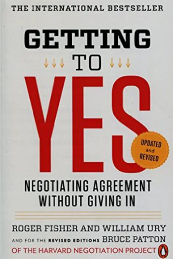Getting to Yes book cover