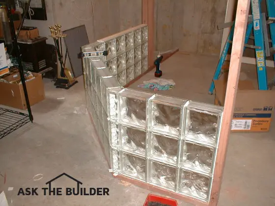 glass block stack