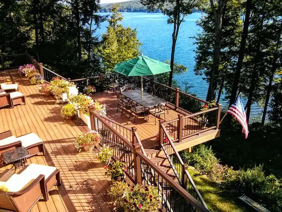 composite decking trex transcend