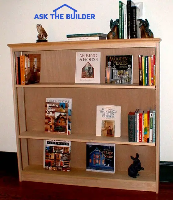 poplar bookcase by tim carter