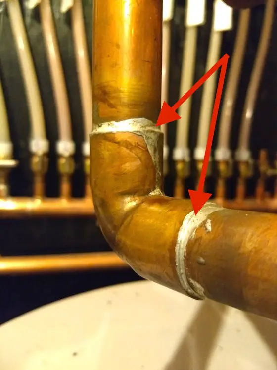 solder copper pipe