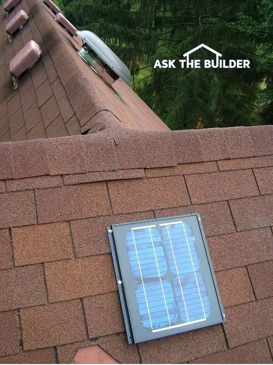 Solar Powered Attic Fan