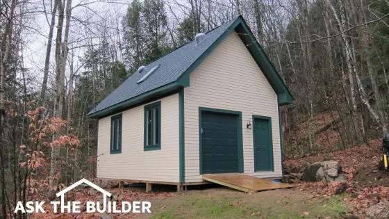 garage door shed