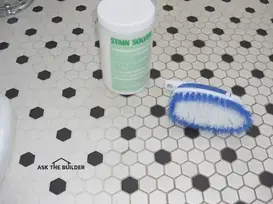 Easy Tile Grout Cleaning