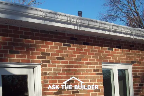 icicles on gutter