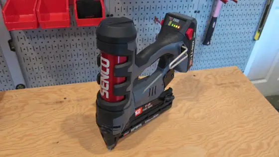 Norman Piette - This Fusion F-165 16g Finish Nailer Nail gun, available for  just £355.00, creates no fumes and can fire up to 700 nails per single  charge! It is the lightest