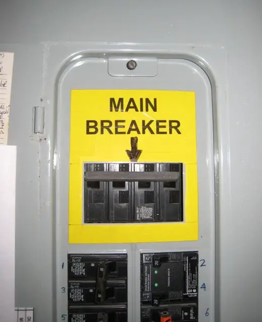 Main Circut Breaker