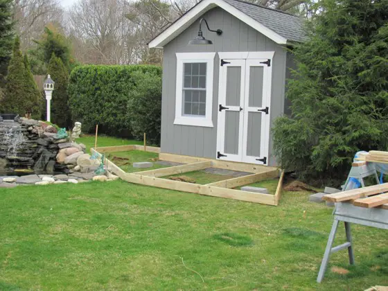 build a shed deck