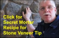 Mortar Recipe for Stone Veneer Tip