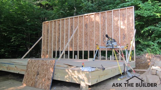 exterior load bearing wall