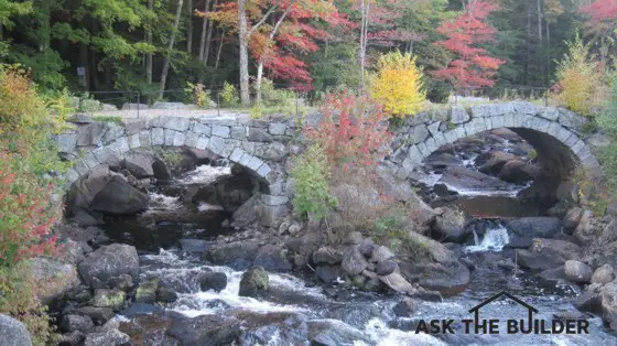 This bridge in southwest New Hampshire used to carry car and truck traffic. You can build a smaller version for foot and pony traffic. Photo Credit: Tim Carter