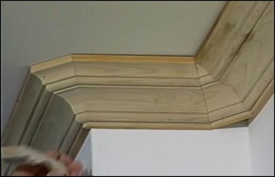 Crown Molded On Sloped Ceiling