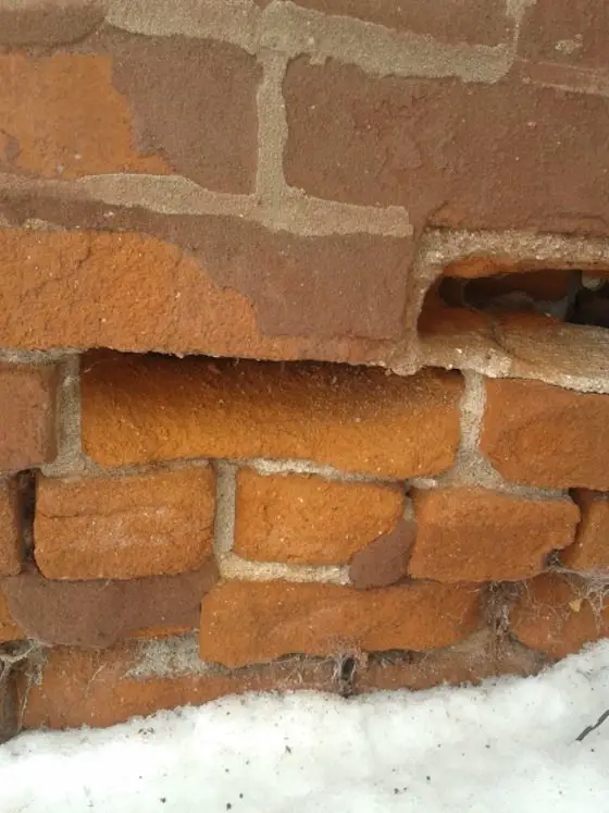 brick erosion