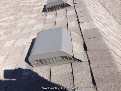 Roof Leak Vent Repair