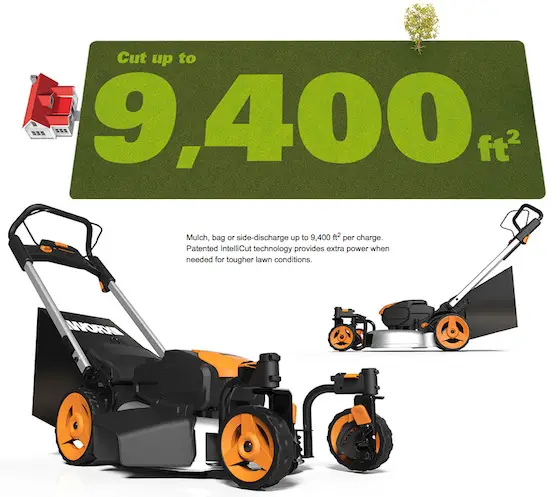 Worx 56V Cordless Electric Mower