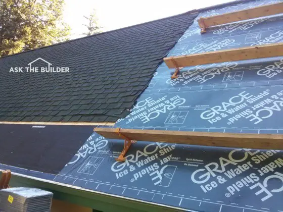 DIY install roof shingles