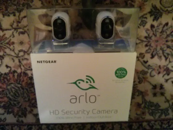 You can't believe how cool the packaging is. Wait until you get yours. Photo credit: Tim Carter - Man Who Can't Wait to Have Arlo Protecting Him and his Family