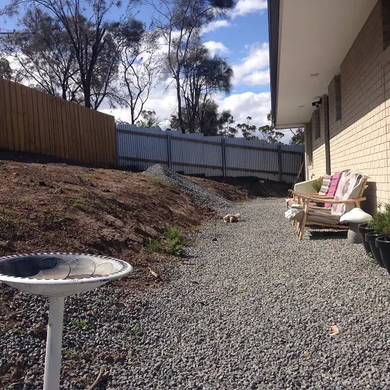 This new home has a severe drainage issue and the builder needs to correct it. Photo Credit: Emily Zajane