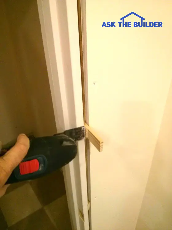 wood door shim