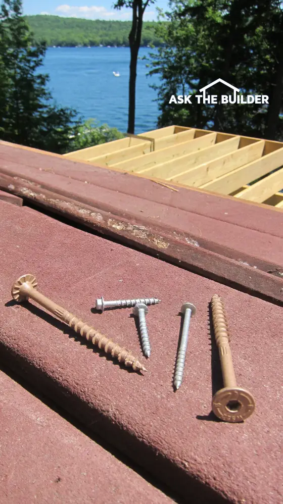 deck screws vs nails