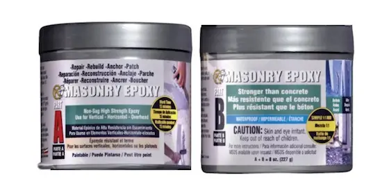 concrete epoxy cans