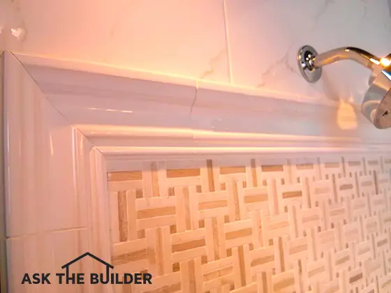 fancy ceramic tile shower