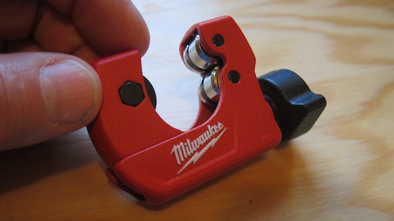 Here's the magical tool. It's the absolute BEST mini tubing cutter I've ever used. (C) Copyright 2016 Tim Carter