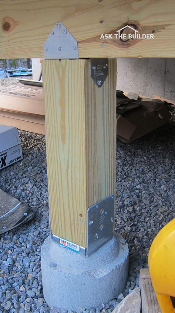 install deck post
