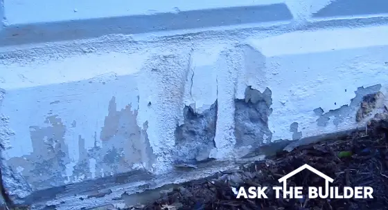 Crumbling Concrete Block crumbling concrete block