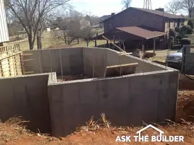 Poured Concrete Vs Block Walls