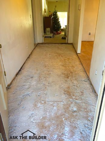 Laminate Floor Over Concrete Mortar Bed