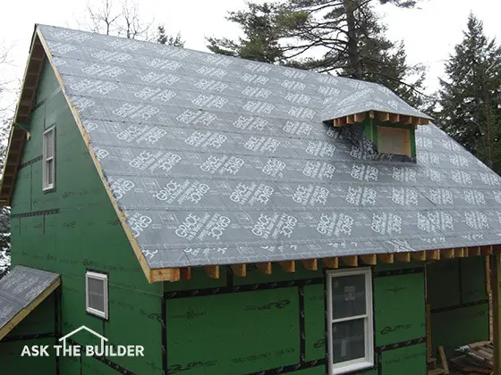 Ice and Water Shield on Roof