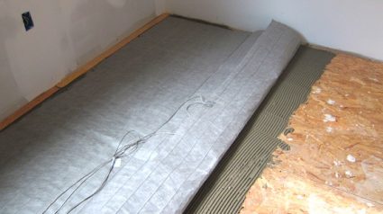 electric radiant floor mat
