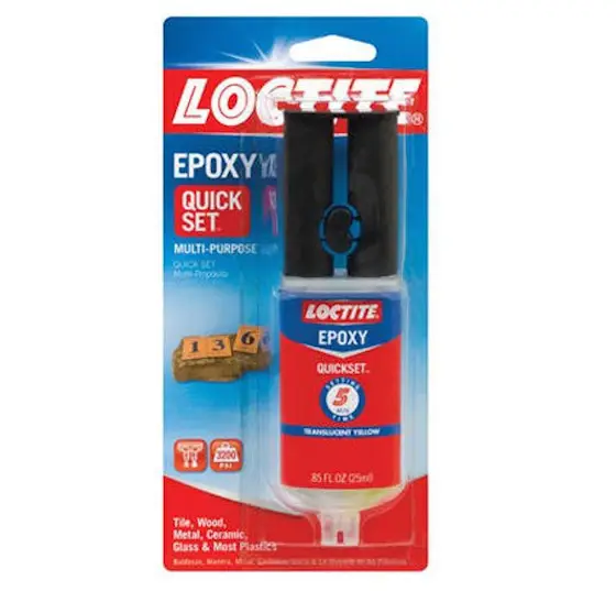 CLICK THE IMAGE ABOVE TO ORDER IT NOW Loctite Quick Set Epoxy package