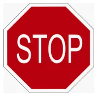 stop sign