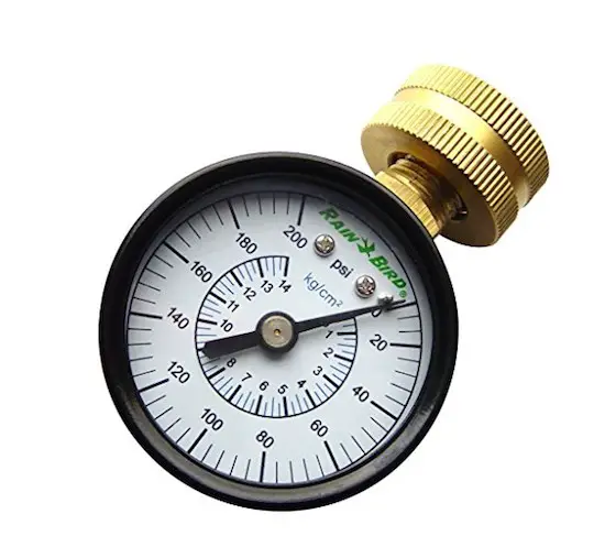 pressure gauge water heater