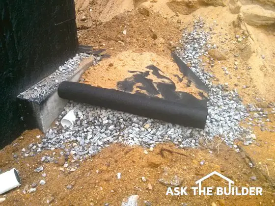 Drain Tile Keeps Basements Dry