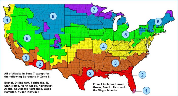 Insulation Map USA