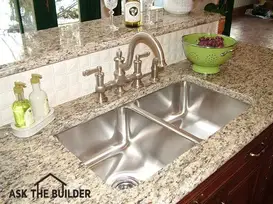 Undermount Kitchen Sink Installation Is Easy Askthebuilder Com